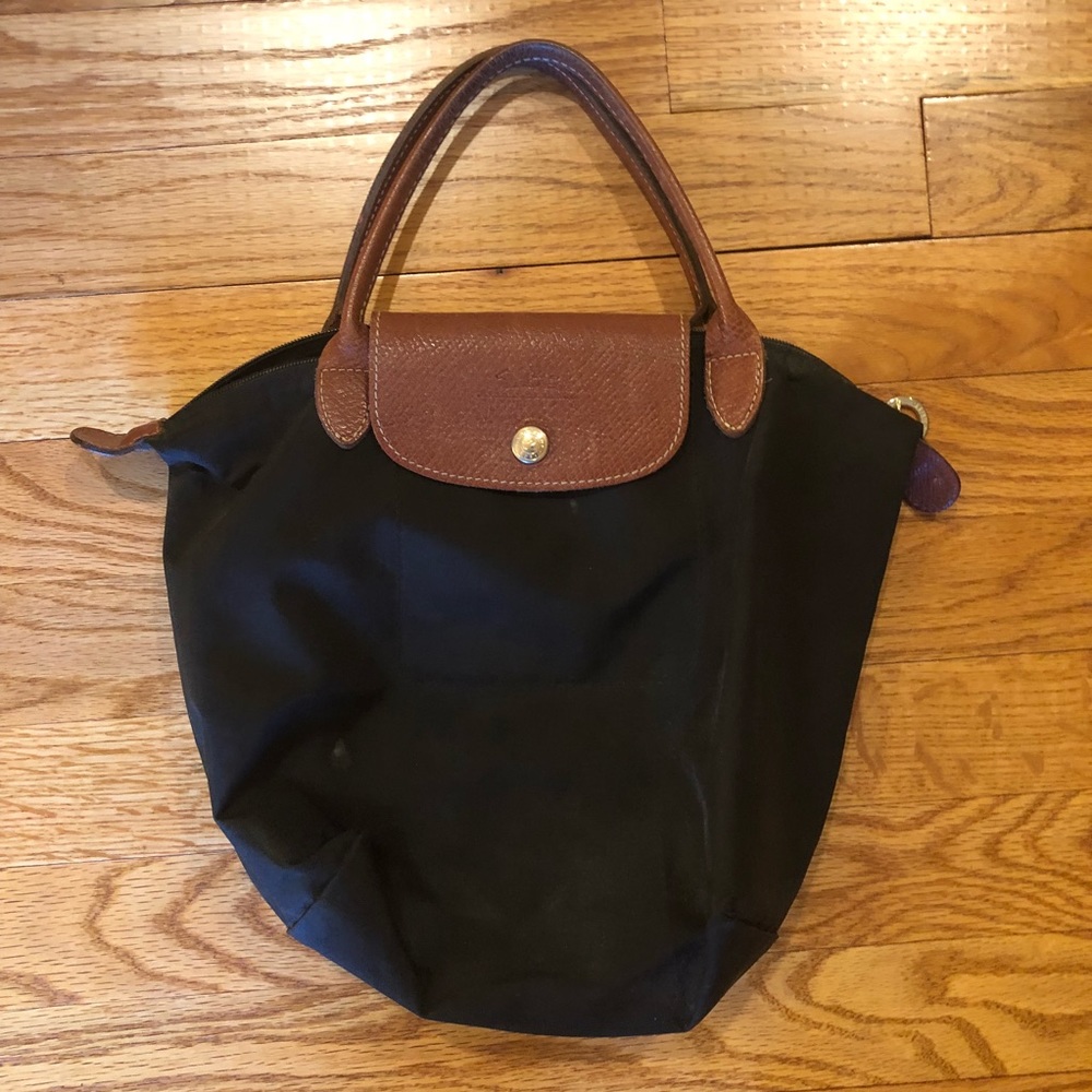 Black/Gold Mini Pliage Tote